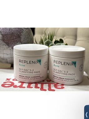 Replenix Acne Gly-Sal 5-2 Clarifying Pads - 60 Pads [ 2 Pack]
